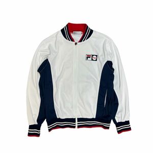 90s〜00s FILA トラックジャケット　トリコロール　vintage シティーボーイ　ストリート　ジャージ TRACK トレンド　サイズM