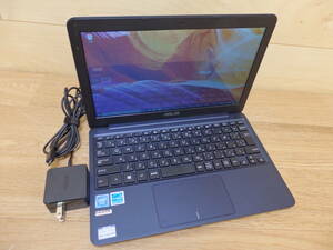 19◆ASUS E200H Win10/30GB/2GB/ノートPC USEDジャンクにて◆送料込◆　