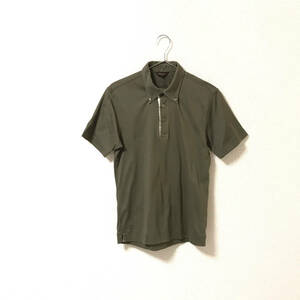 ★Paul Smith COLLECTION ポールスミス コレクション★メンズ 半袖 襟付き カットソー ポロシャツ カーキ系 size M