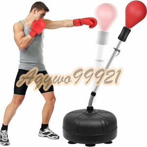 スタンド付きスピードパンチボール、高さ調節可能なスタンド付きサンドバッグ、ボクシング用品、総合格闘技トレーニング