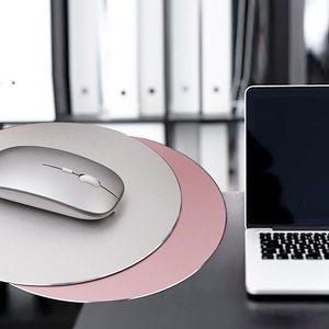 【送料無料・メール便】③14【シルバー】アルミ製 マウスパッド マウスパット 操作性 高級感 PC パソコン オフィス デスク 机 おしゃれ