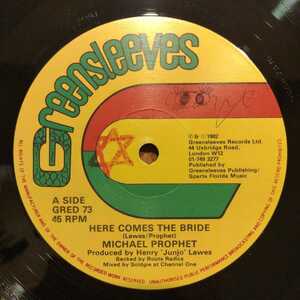 Michael Prophet - Mystic Eyes / Here Comes The Bride - Bring The Couchie Come　[Greensleeves Records - GRED 73]