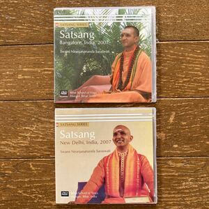 非売品DVD2枚【Satsang 2007/Swami/Niranjananada Saraswati (1960〜)［Bihar School of Yoga創設者Swami Satyananda(1923-2009)の直弟子］