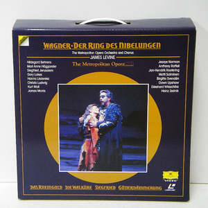 【未開封レーザーディスク】リヒャルト・ワーグナー:楽劇《ニーベルングの指環》全曲:ベーレンス他・レヴァイン指揮:LD 11枚組 BOX セット