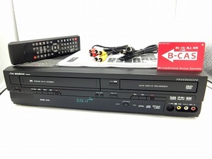 ●美品●オーバーホール済●ビデオ⇔DVDかんたんダビング●DXアンテナ●DXR150V●地デジ搭載ビデオ一体型DVDレコーダー●付属品一式付き●