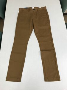 ●ＧＡＰ●新品●チノパン●ギャップ●ウエスト84cmＸ股下81cm●スキニー●茶色●クールビズに●パンツ●21●2-2