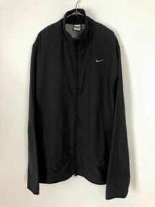 NIKE FIT DRY ナイキ ドライフィット 00s ビンテージ ヴィンテージ ポリエステル ジャケット ブラック 黒 シェル ブルゾン