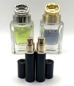 ★グッチ香水・GUCCI BY GUCCI SPORT POUR HOMME 3.5ml SPRAY1本 & MADE TO MEASURE 3.5ml SPRAY1本 計2本セット★未使用/廃盤/入手困難品