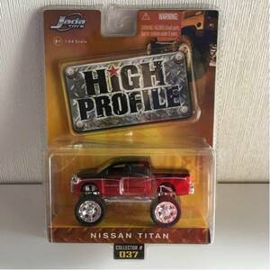 ジェイダ Jada HighProfile Nissan Titan Red 日産 タイタン 1/64