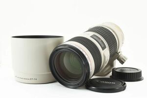 【美品・三脚座付き】 Canon キヤノン EF 70-200mm F4 L IS USM レンズ デジタル一眼カメラ 白レンズ キャノン #1405