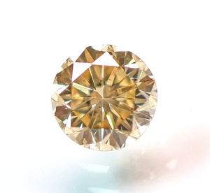 【100円～】0.511ct 天然ダイヤ Very Light Brown (ナチュラルカラー) SI2 Fair