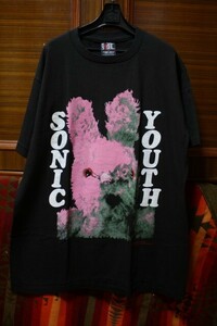 希少 USA製 giant シングルステッチ SONIC YOUTH ソニックユース バンド Tシャツ ■ ニルヴァーナ レッチリ モリッシー L7 90s 好きにも