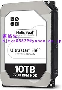 新品 HGST Ultrastar He10 HUH721010ALN600 10TB 3.5インチ 7200RPM 256MB キャッシュ SATA 6.0Gb/s 内蔵HDD