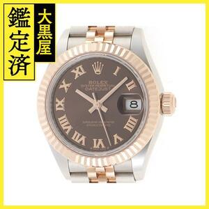 2023年　ROLEX　ロレックス　デイトジャスト28　279171　ピンクゴールド/ステンレススチール　レディース　腕時計【200】C