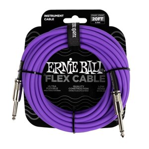 ERNIE BALL 6420 PR SS Flex cables 20ft ギターケーブル 〈アーニーボール〉