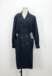 Vintage YVES SAINT LAURENT イヴサンローラン　　レディース　ブラック　長袖　ワンピース　ドレス　M表記