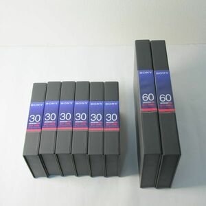 ソニ－ SONY BETACAM(ベータカム)SPテープ BCT-30MA6本 BCT-60MLA2本