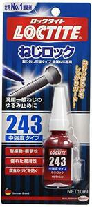 LOCTITE(ロックタイト) メタル ねじロック 243 中強度タイプ 10ml LNR-243