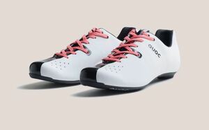 【未使用】QUOC　Night Lace-Up Road Shoes　EU41.5　(UK7.5) クオック ナイト ロードシューズ　白　SPDSL 参考：富士ヒル乗鞍ハルヒル