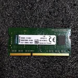 【中古】DDR3 SODIMM 4GB(4GB1枚) Kingston 9905469-157.A00LF [DDR3-1600 PC3L-12800 1.35V]
