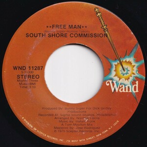 South Side Movement Free Man / (Disco Mix) Wand US WND 11287 205640 SOUL DISCO ソウル ディスコ レコード 7インチ 45