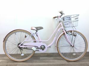 24インチ 子供用 自転車 (1048) ピンク HL21105664 未使用品■