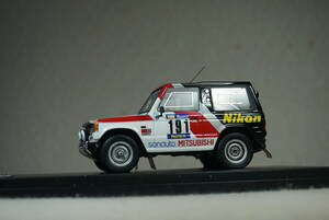 1/43 コーワン ダカール 3位 ignition model MITSUBISHI Pajero #191 Cowan 1984 Paris - Dakar 三菱 ミツビシ パジェロ nikon ニコン T2