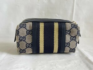 ST0604-75I　ゆうパック着払い　GUCCI　ポーチ　小物入れ　コスメポーチ　256639 525040　グッチ　