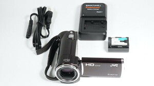 JVC Victor Everio GZ-HM670-T ブラウン 動作OK 1週間保証/9166