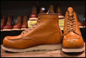 【8.5E 良品 14年】レッドウィング 9875 アイリッシュセッター ゴールドラセット モックトゥ レースアップ ブーツ redwing HOPESMORE