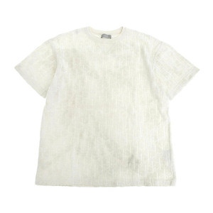 ディオール オブリーク テリーコットン ジャカード Tシャツ 113J692A0614 メンズ ホワイト Dior 中古 【アパレル・小物】