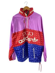 GUCCI◆adidas/ジャケット/50/ポリエステル/マルチカラー/総柄/691429/Z8A2G/ジップアップ