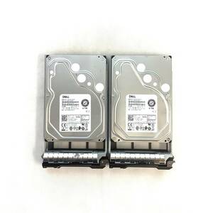 K6042471 DELL 4TB SAS 7.2K 3.5インチ HDD 2点【中古動作品】