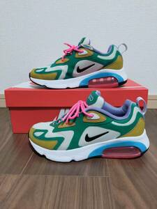 NIKE WMNS AIR MAX 200 Mystic Green 23cm AT6175-300 ナイキ