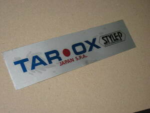 TAROX　イタリアのブレーキメーカーTAROXのアルミエンブレム　貴重品