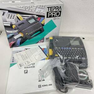 未使用品 TEPRA PRO テプラ プロ SR717 KING JIM キングジム ACアダプタ 取説 元箱 試用カートリッジ