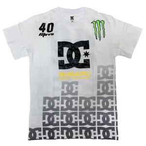 DC SHOE Dave Mirra 40 S.R.T.USA Team モンスターエナジー MONSTER ENERGY SUBARUスポンサードTシャツ ホワイト (XL)[並行輸入品]