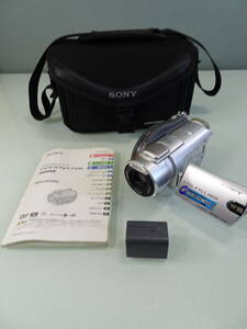 SONY/ソニー　DCR-DVD405　ハンディーカム　デジタルビデオカメラレコーダー　未チェック　ジャンク品