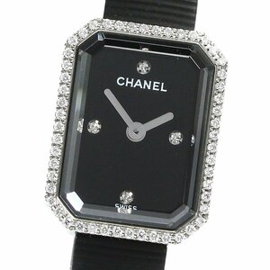 シャネル CHANEL H2434 プルミエール 4P ベゼルダイヤ クォーツ レディース 良品 _810257