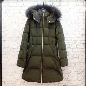 TATRAS タトラス JILDA ジルダ DOWN COAT ダウンコート ラクーンファー カーキ LTLA21A4210-D サイズ1