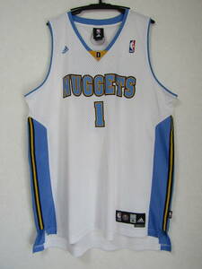 激レア！ NBA NUGGETS チャウンシー・ビラップス デンバー・ナゲッツ adidas アディダス ユニフォーム ジャージ 刺繍 バスケ ゲームシャツ