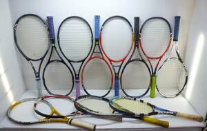 N7712 硬式テニスラケット 12本 ウィルソン ヨネックス スリクソン他