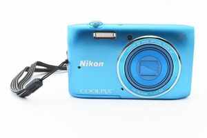 【1円】 Nikon COOLPIX S3600 ブルー ボディ コンパクトデジタルカメラ ニコン クールピクス 本体 中古 動作未確認 ジャンク 56426317