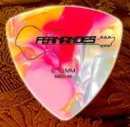 【新品】Fernandes(フェルナンデス) / P-100MZK モザイク ピック トライアングル 　0.75mm 3枚セット