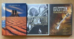 ■まとめて!■レッド・ツェッペリン Led Zeppelin 初回限定帯付BOX含む DVD 合計3本セット! 狂熱のライヴ