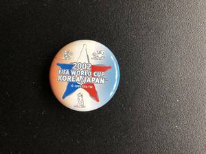 2002　FIFA　WORLD　CUP　KOREA/JAPAN　缶バッジ