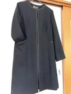 東京ソワール　ブラック　ジャケット　洗える　コート