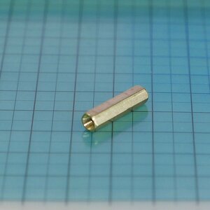 真鍮 六角スペーサー 長さ20mm M3全ネジ (ISOミリネジ プリント基板スタンドオフ 長ナット)