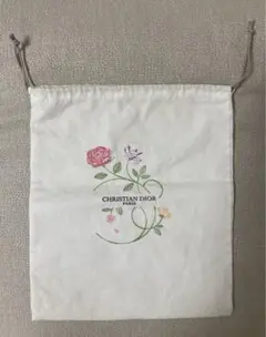 クリスチャン ディオール DIOR 巾着 刺繍ポーチ