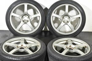 ☆プロドライブ GC-05F 18インチ☆鍛造☆PCD100 7.5J +48☆ブリヂストン レグノ GR-XI☆215/45R18☆プリウス 86 BRZ インプレッサ☆